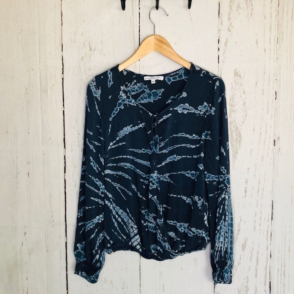 YFB Young Fabulous & Broke Wrap Dyed Top EUC